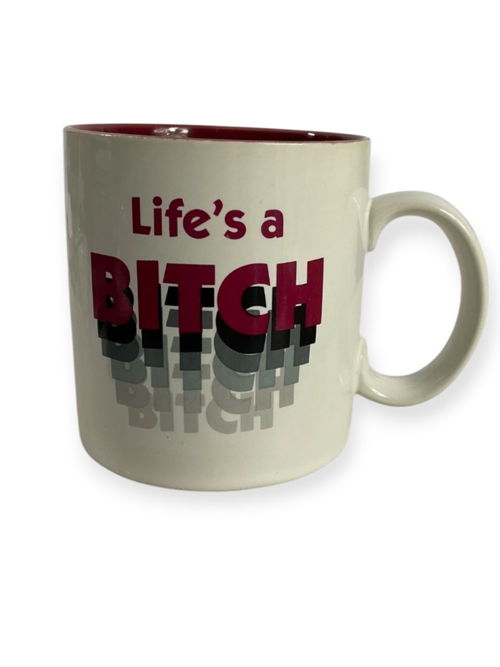 Vintage Russ Berrie Funny Quote Coffee Mug 12 Oz Retro Made in Korea